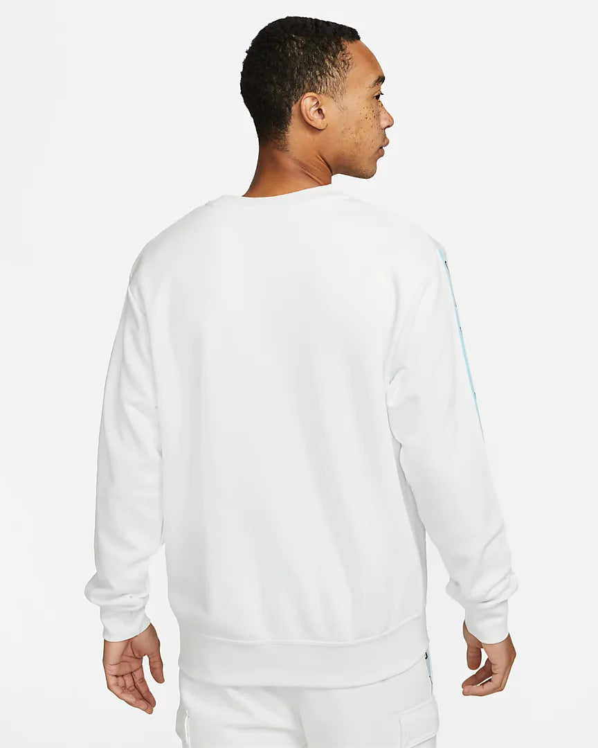 Nike Sportswear Fleece-Sweatshirt – Weiß/Blau