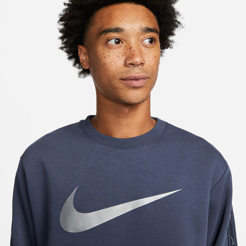 Sweat Nike Sportswear Fleece - Bleu/Argent - Footkorner
