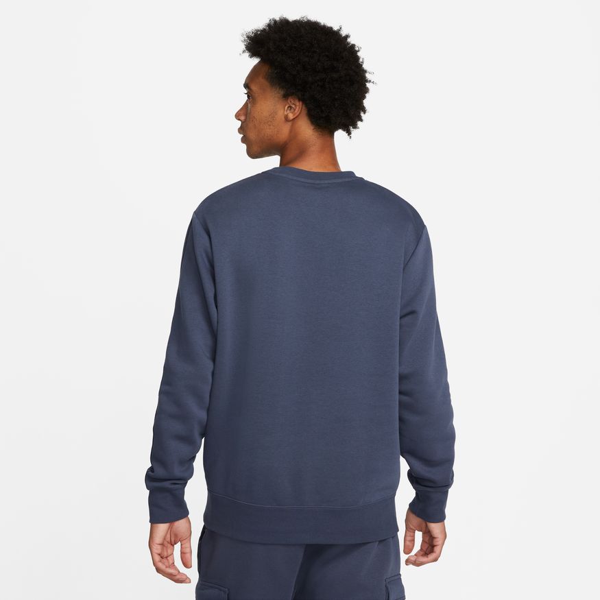 Sweat Nike Sportswear Fleece - Bleu/Argent