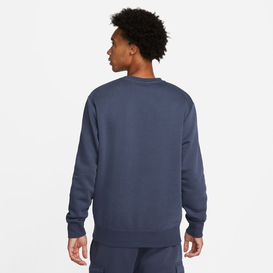 Felpa Nike Sportswear Fleece - Blu/Argento