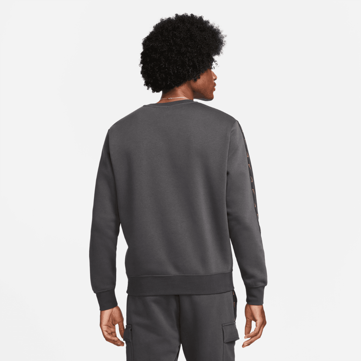 Sudadera Nike Sportswear Fleece - Gris/Doré