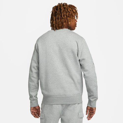 Nike Sportswear Fleece-Sweatshirt – Grau/Schwarz/Grün - Footkorner