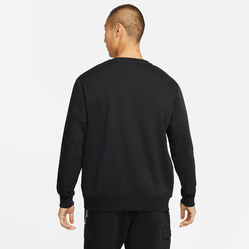 Nike Sportswear Fleece Sweatshirt - Black/White - Footkorner