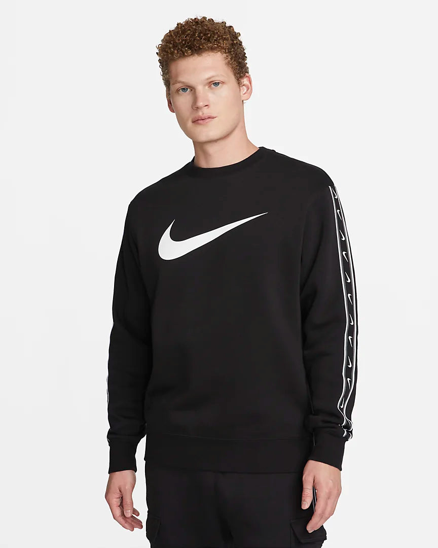 Nike Sportswear Fleece-Sweatshirt – Schwarz/Grau/Weiß