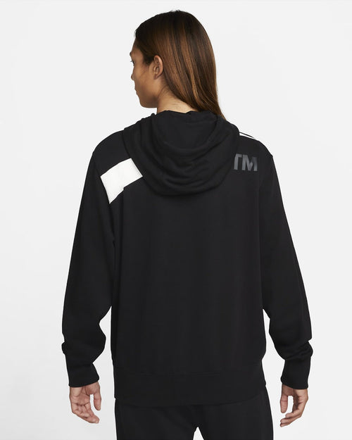 Nike Swoosh Hoodie – Schwarz/Weiß - Footkorner