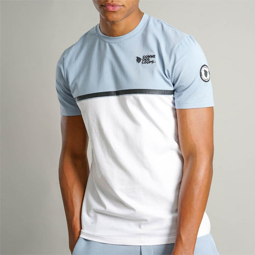 T-shirt Comme des Loups Manhattan 2 - Bleu - Footkorner