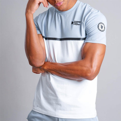T-shirt Comme des Loups Manhattan 2 - Bleu - Footkorner