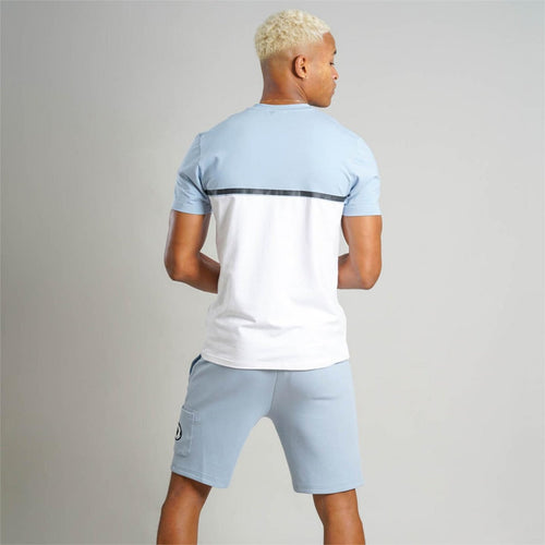 T-shirt Comme des Loups Manhattan 2 - Bleu - Footkorner