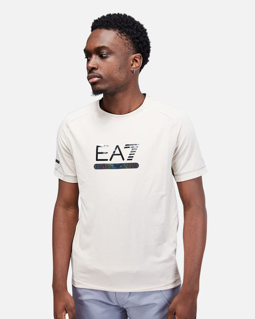 Maglietta Emporio Armani EA7 Ventus 7 Tee - Beige - Footkorner