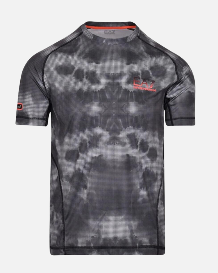FootkornerT-shirt Emporio Armani EA7 Ventus 7 - Gris/Blanc