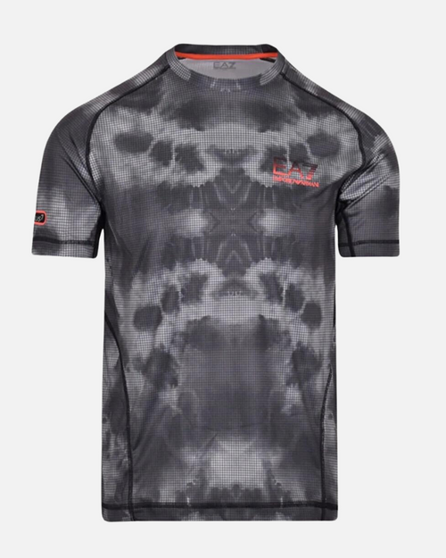 T-shirt Emporio Armani EA7 Ventus 7 - Gris/Blanc - Footkorner