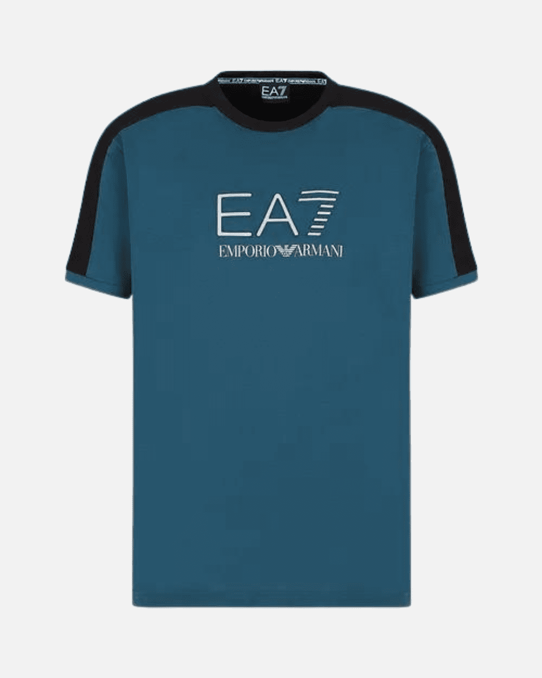 Emporio Armani Train Athletic T-shirt - Blue/Black – Footkorner Emporio Armani Train Athletic T-shirt - Blue/Black – Footkorner