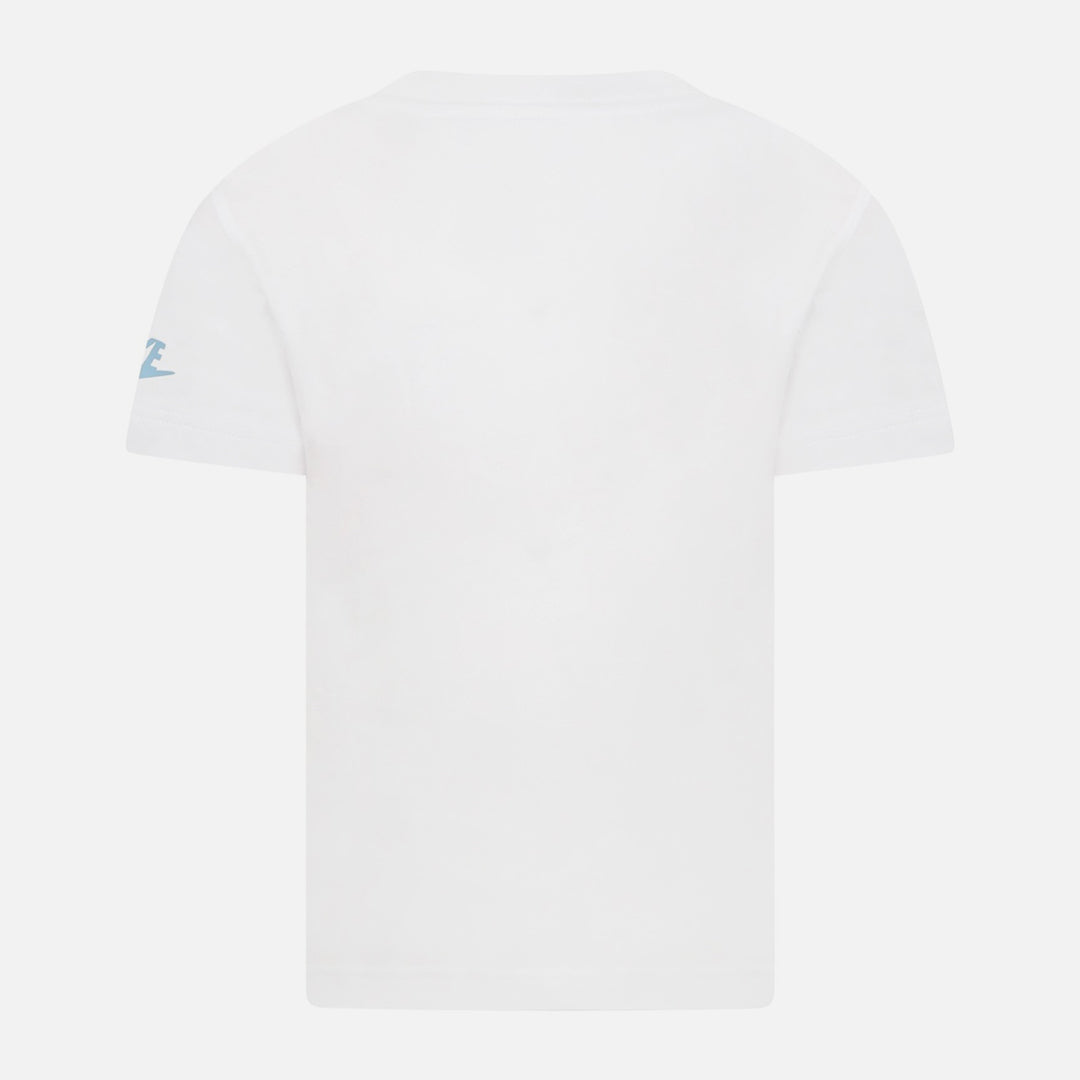 T-Shirt Nike Enfant - Blanc/Bleu/Orange