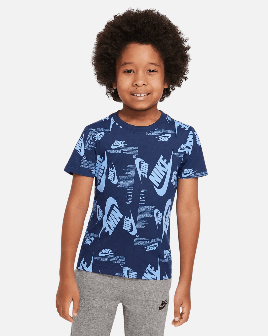 Camiseta Nike Futura Branding Niño - Azul