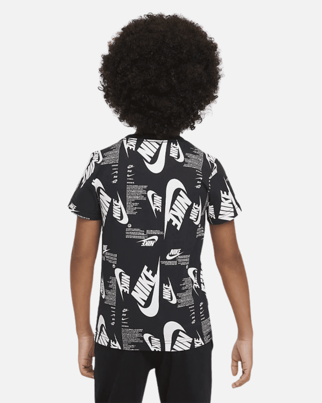 Nike Futura Branding Kids' T-Shirt - Black