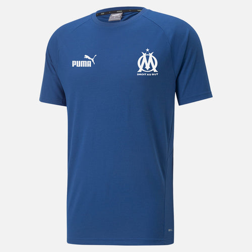 T-shirt OM Casuals 2022/2023- Bleu/Blanc - Footkorner