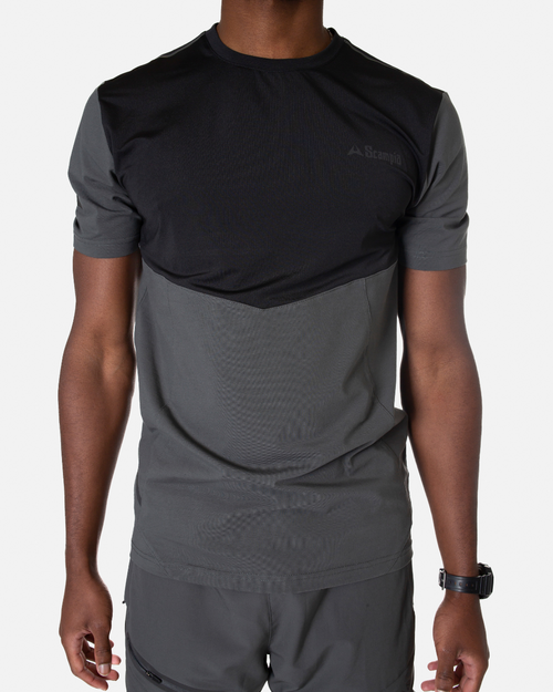 Camiseta Scampia Scalare - Gris/Noir - Footkorner