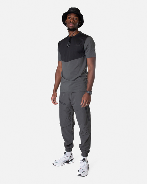 Camiseta Scampia Scalare - Gris/Noir - Footkorner