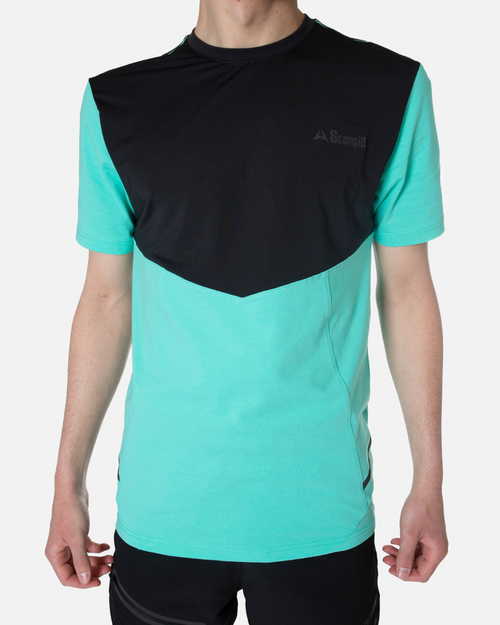 T-shirt Scampia Scalare - Menta/Nero - Footkorner