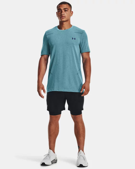 FootkornerCamiseta Under Armour Seamless Grid - Azul