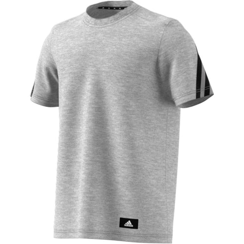 T-shirt Adidas Sportswear 3 strisce - grigia - Footkorner