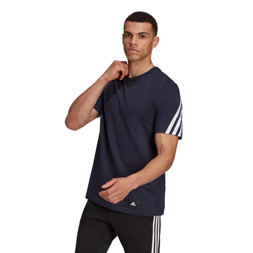 T-Shirt Adidas Sportswear 3 Streifen - Blau - Footkorner