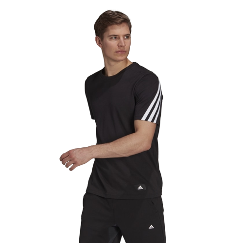 Adidas Sportswear 3 Stripes T-shirt - Black - Footkorner