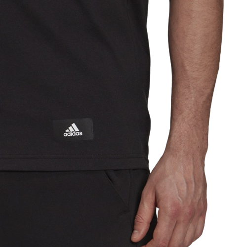 Adidas Sportswear 3 Stripes T-shirt - Black - Footkorner