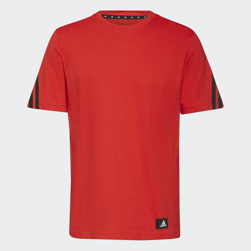 T-shirt Adidas Sportswear 3 strisce - rossa - Footkorner
