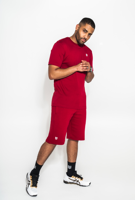FK Basic T-Shirt - Burgundy - Footkorner
