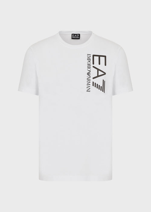 T-shirt Emporio Armani EA7 Train Logo - Blanc - Footkorner