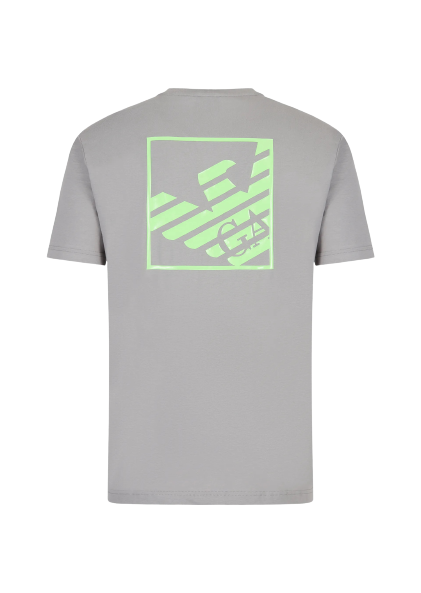 Emporio Armani EA7 T-shirt - Grey/Green - Footkorner