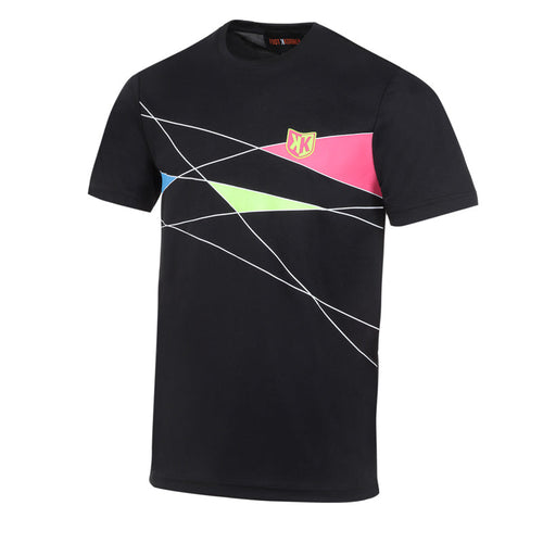 T-Shirt FK Nagoya - Schwarz/Rosa/Jaune - Footkorner