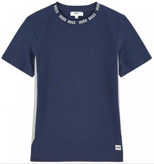 T-shirt Hugo Boss Junior - Bleu - Footkorner