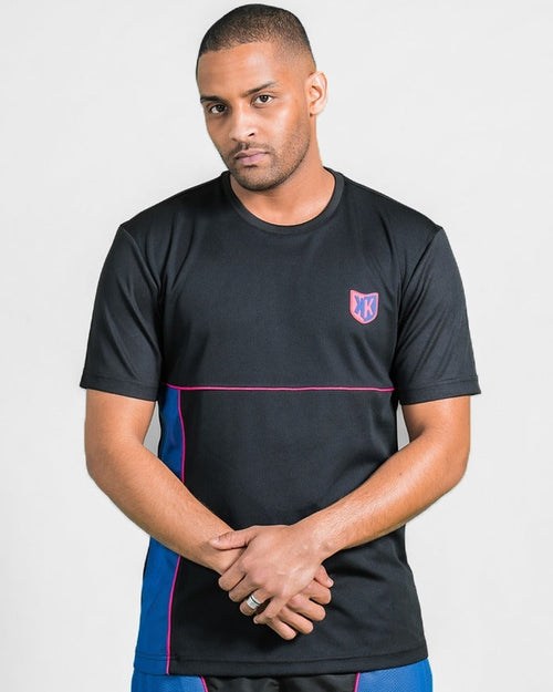 T-Shirt FK Mesh - Noir/Bleu/Violet - Footkorner