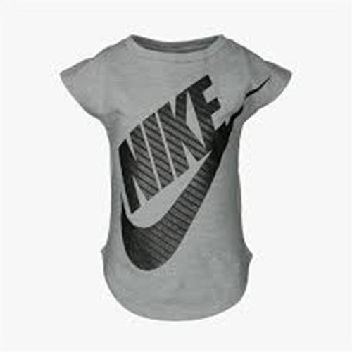 Nike Sportswear Kids Girls T-Shirt - Gray - Footkorner