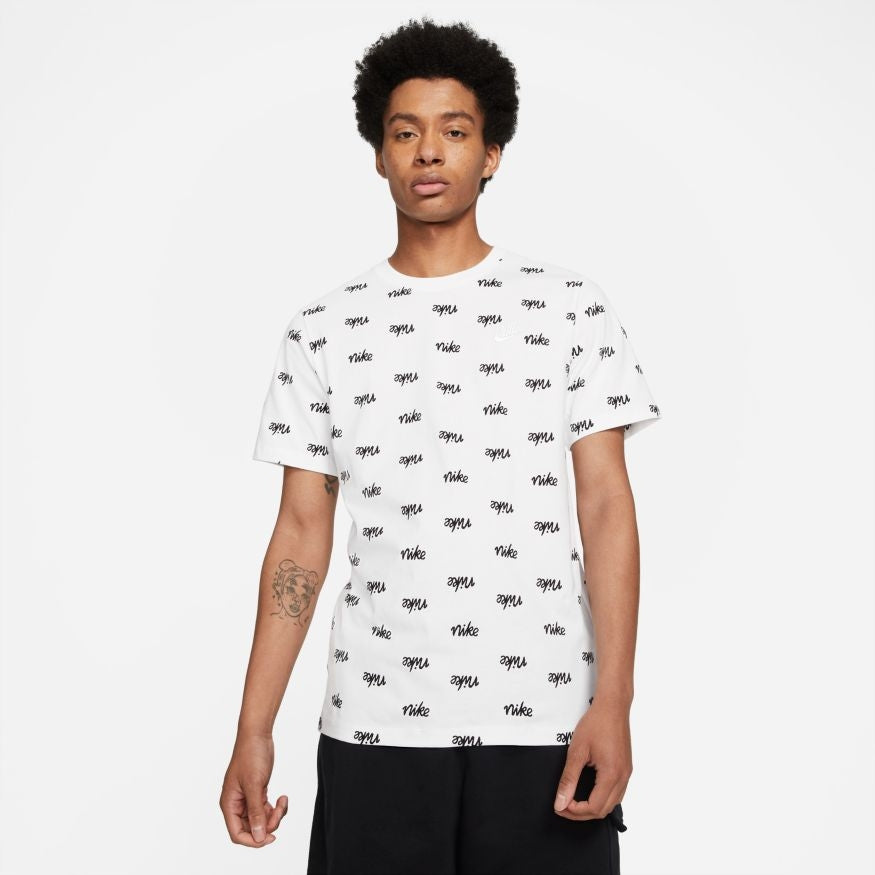 FootkornerT-shirt con logo Nike Sportswear - bianca/nera