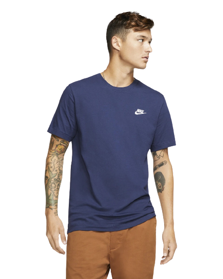 Camiseta Nike Sportswear Club - Azul oscuro