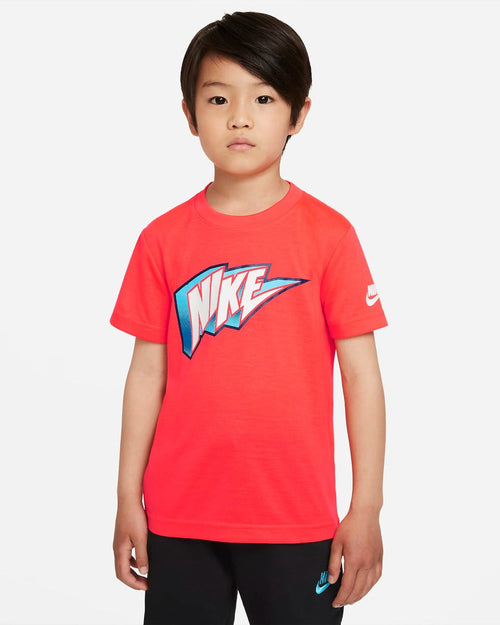 T-Shirt Nike Thunder Block Enfant - Rouge - Footkorner