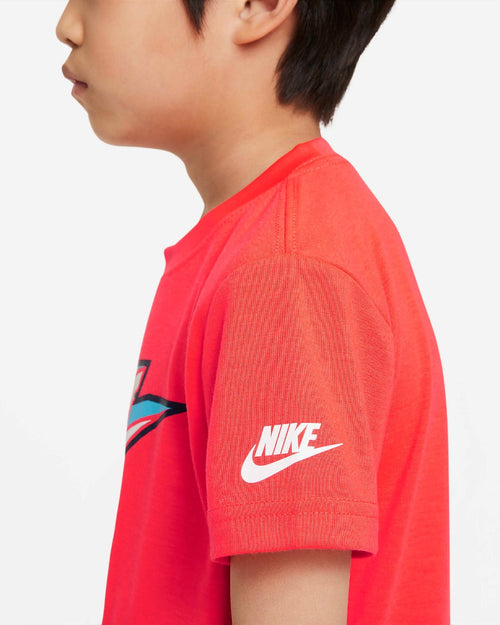 T-Shirt Nike Thunder Block Enfant - Rouge - Footkorner