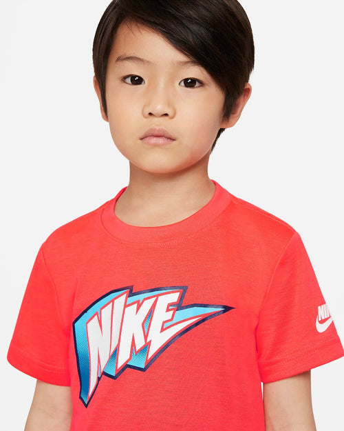 T-Shirt Nike Thunder Block Enfant - Rouge - Footkorner