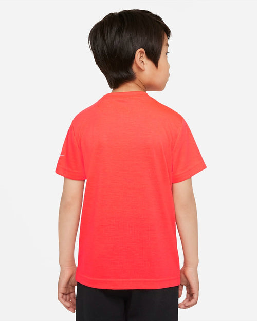 T-Shirt Nike Thunder Block Enfant - Rouge - Footkorner