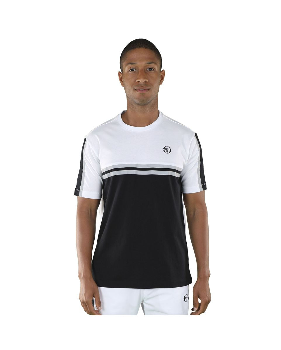FootkornerCamiseta Sergio Tacchini Nirvi - Negro/Blanco