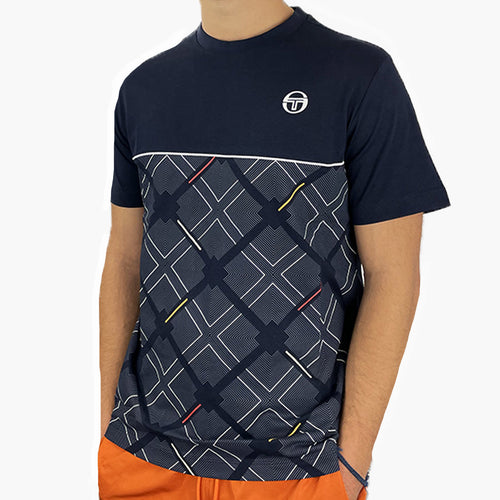 T-Shirt Sergio Tacchini Nosentric - Blau - Footkorner
