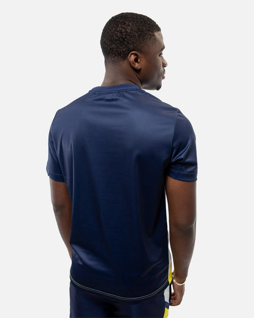 T-Shirt Sergio Tacchini Scaleno - Blu/Bianco/Giallo - Footkorner