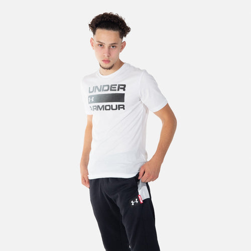 Camiseta Under Armour Wordmark - Blanco/Noir - Footkorner