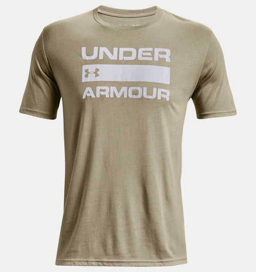 T-Shirt Under Armour Wordmark - Beige/Grau - Footkorner