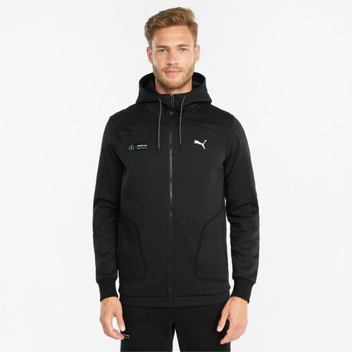 Puma Mercedes F1 Hooded Jacket - Black - Footkorner