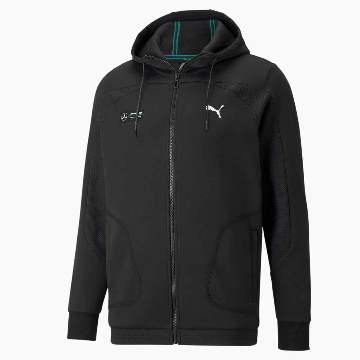 Puma Mercedes F1 Kapuzenjacke – Schwarz