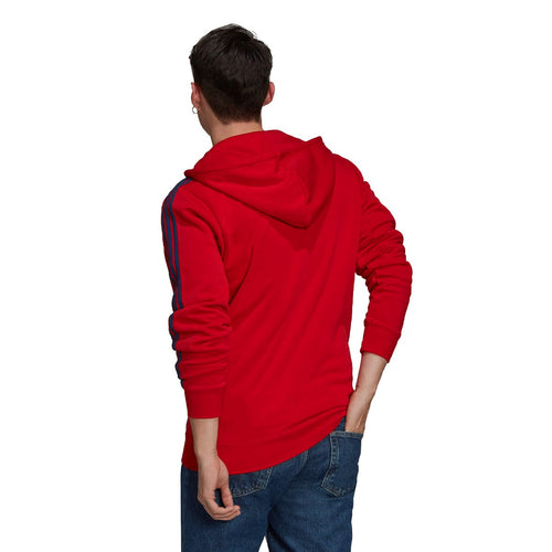 Veste à Capuche Arsenal - Rouge/Bleu - Footkorner